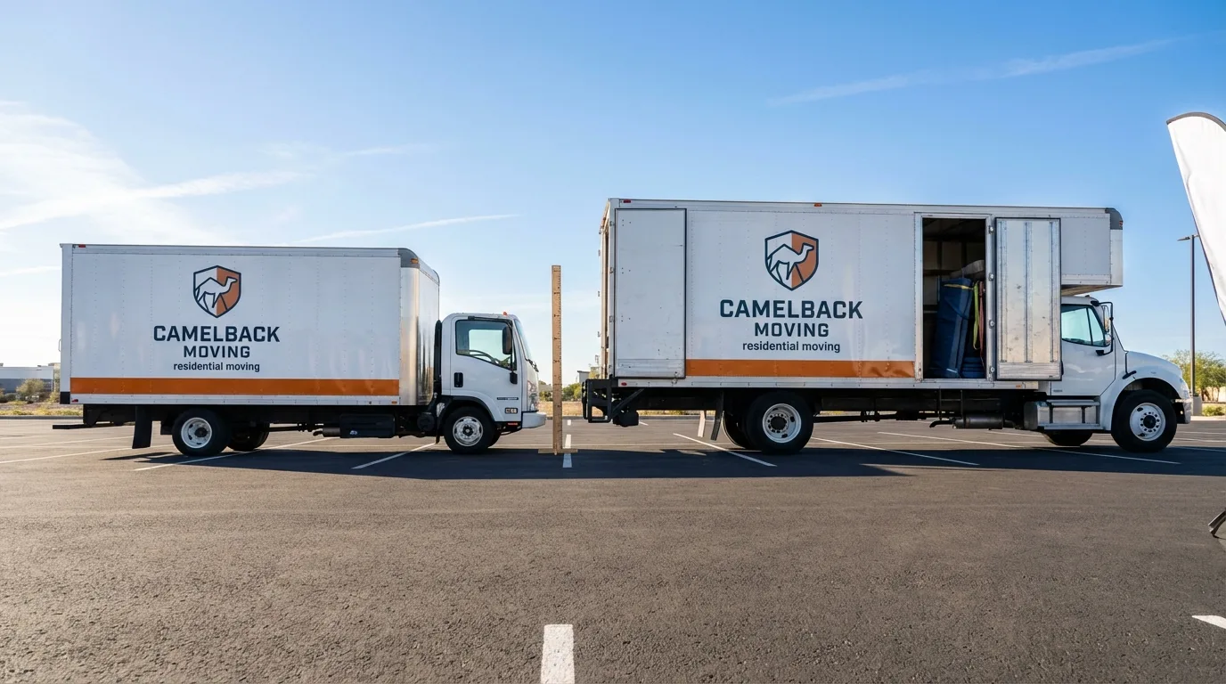 Moving truck size capacity guide in Grand Meadow